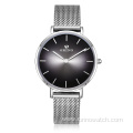Hot Selling Lady Quartz Watch With Mesh Band